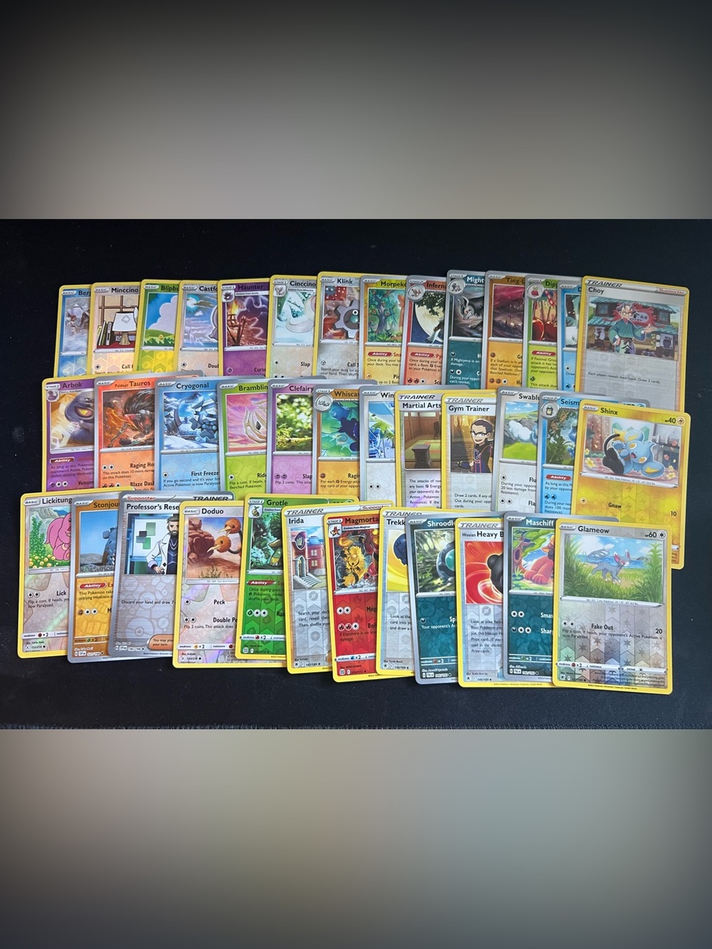 Lot of Pokémon Reverse Holo Cards NM condition lot 2